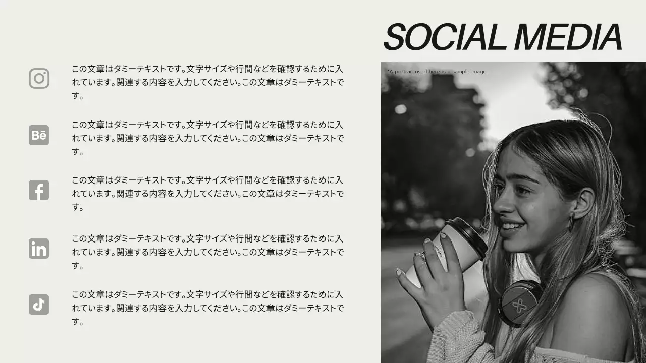 グレー シンプル ビジネス プレゼンテーション