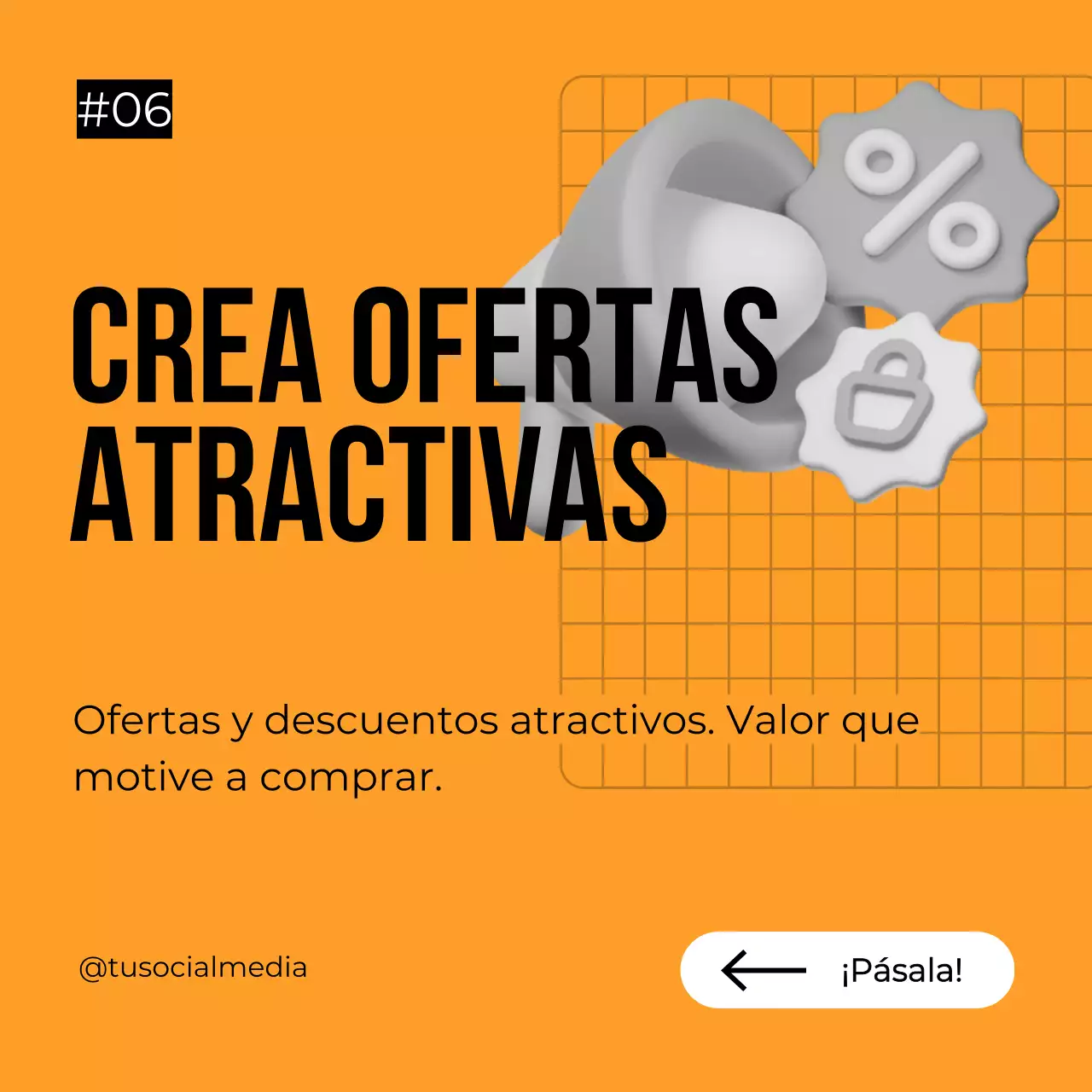 Guía de estrategia de ventas naranja y gris para pequeñas empresas