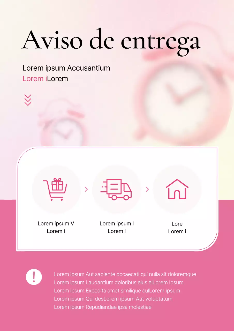 Explicar lo que hay que tener en cuenta en los envíos en rosa
