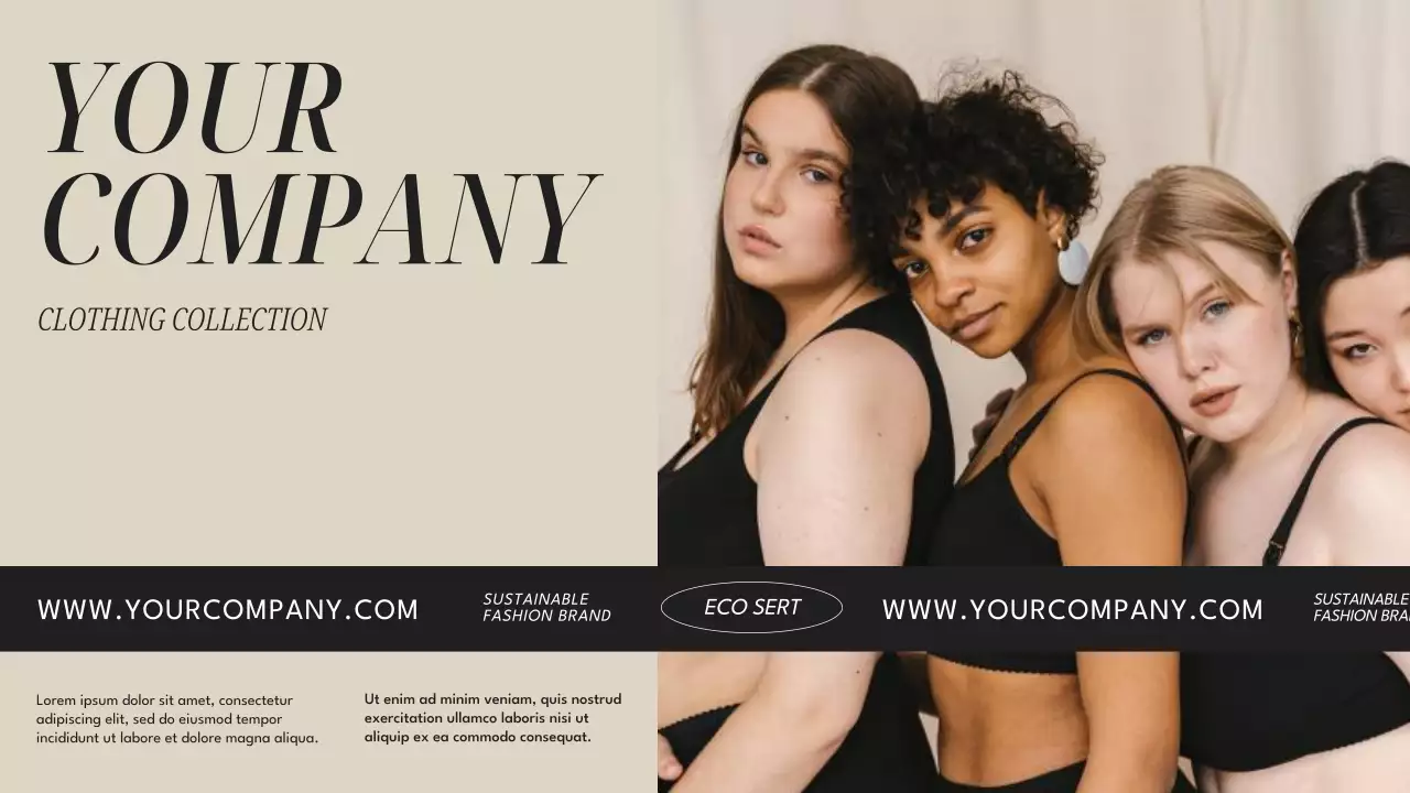 Beige Modern Fashion Promotion Presentation