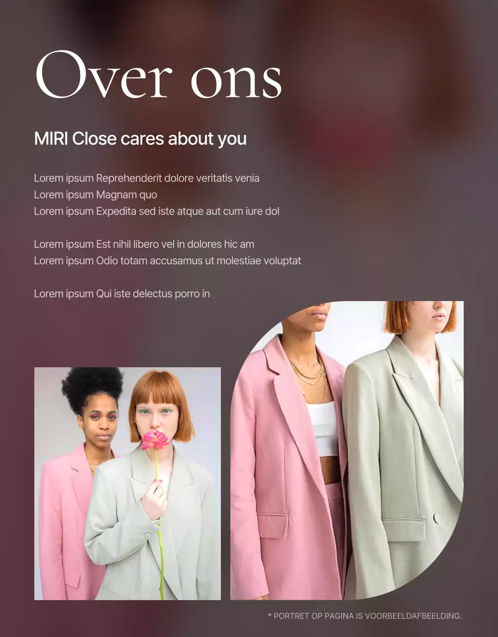 Promoot een trendy modedetail intro in roze