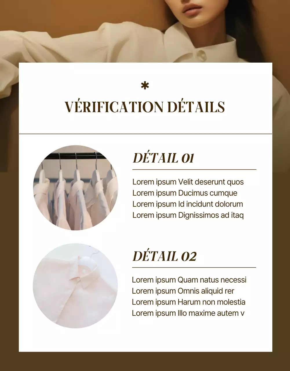 Promouvoir une mode simple dans les tons beige et marron