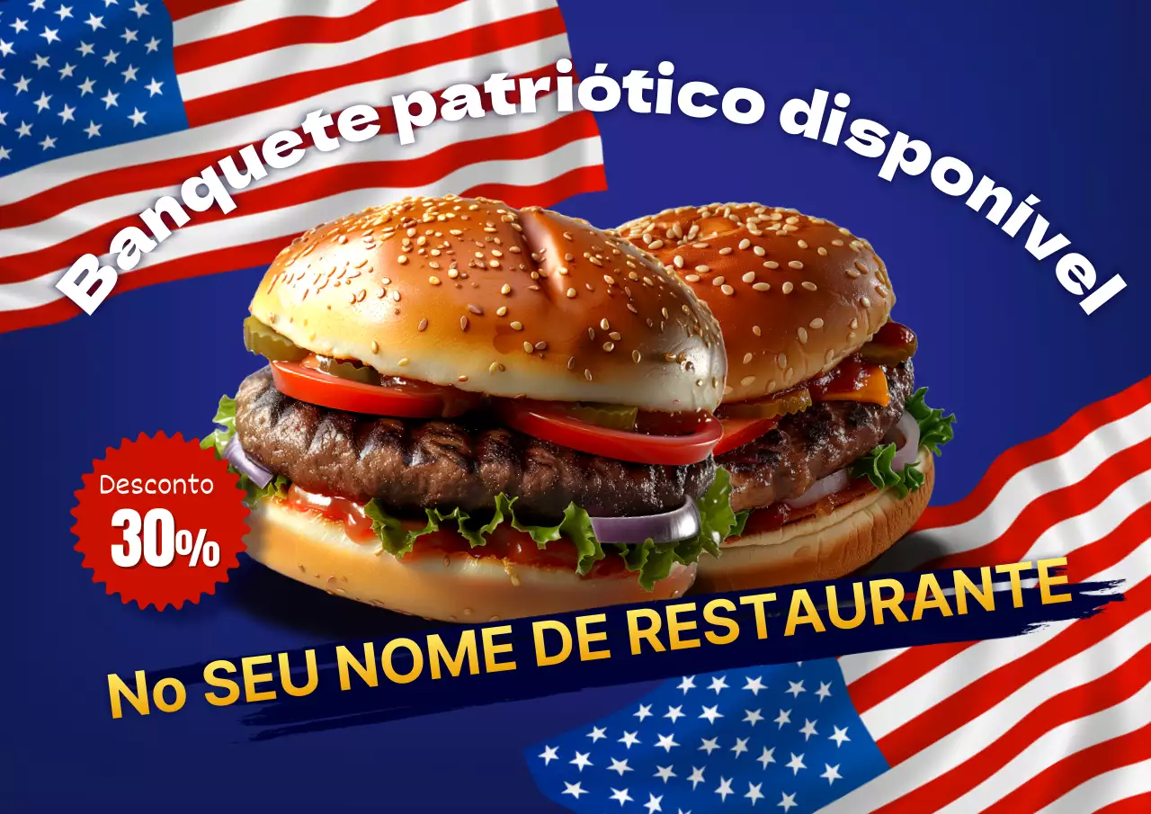 Promover eventos azul-marinho e vermelho no Dia da Independência Americana