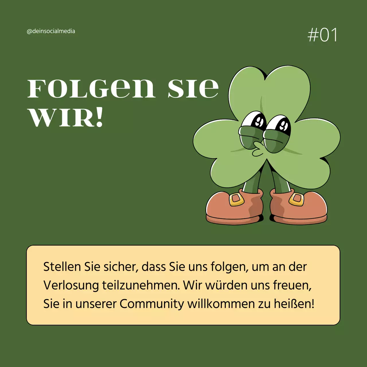 Grün-gelbe Retro-St.-Patrick's-Day-Werbung