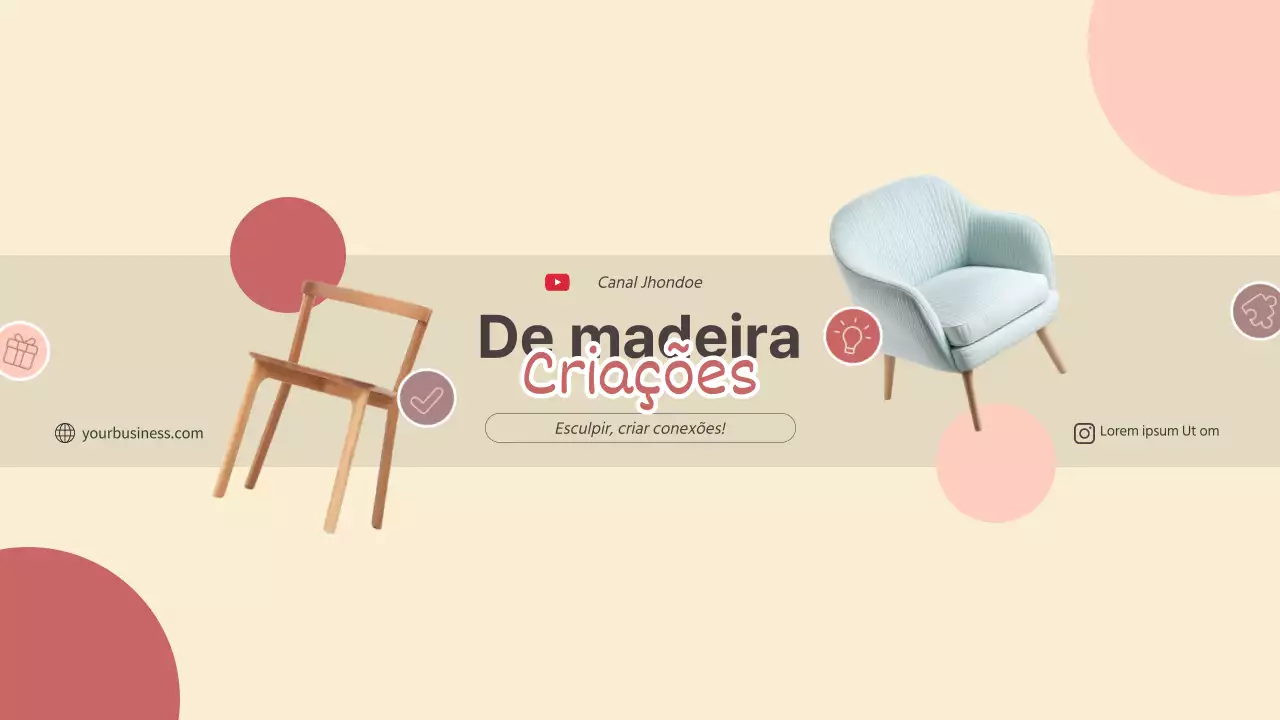 Bege Moderno Fazer móveis de madeira Artesanato Vídeo Tutorial