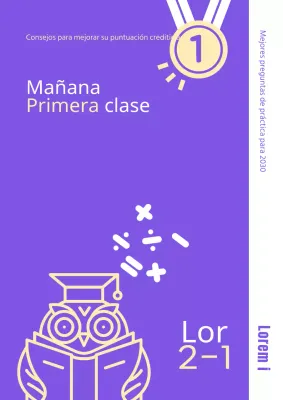 Púrpura y Amarillo Adorable Libro de Problemas Endocrinos