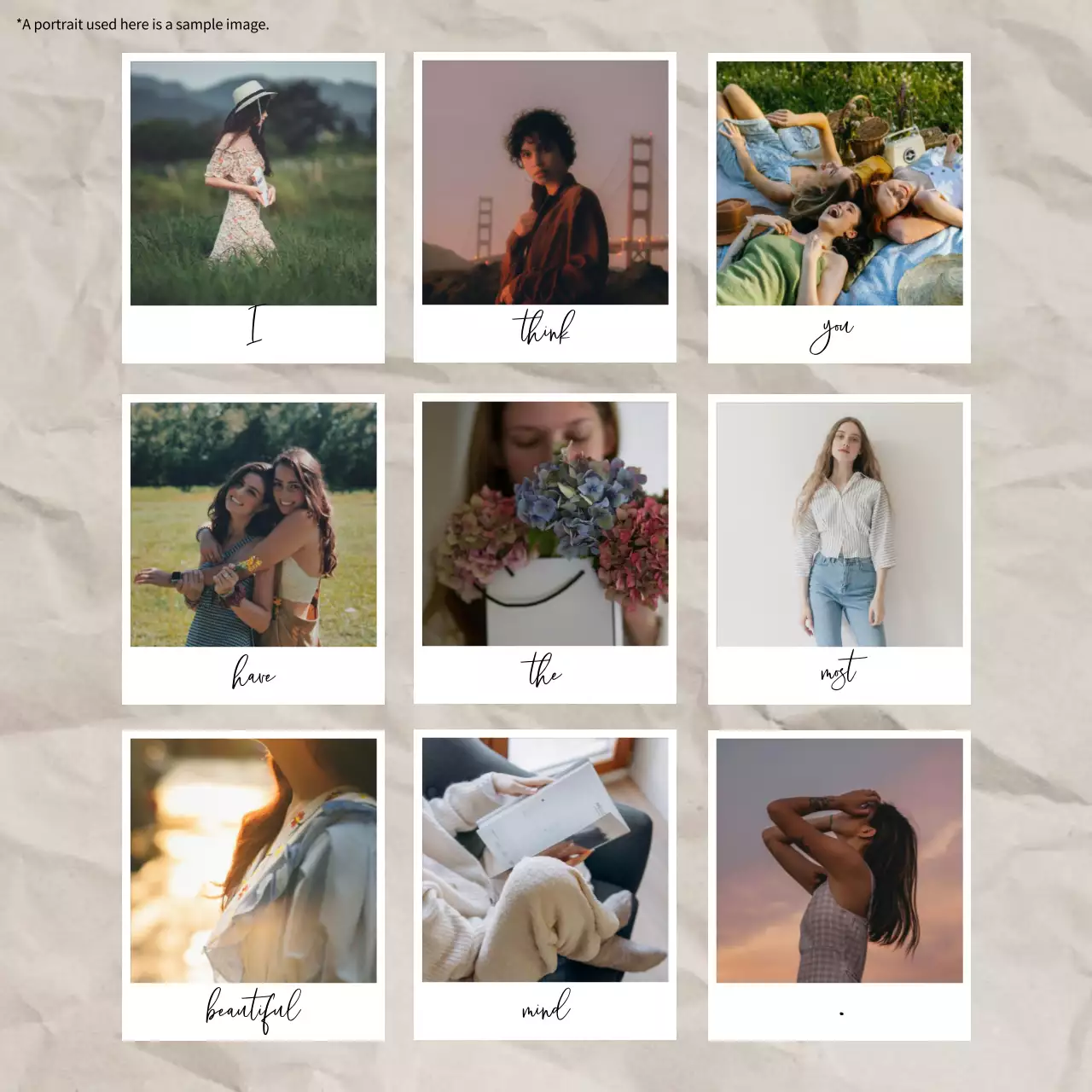 Beige Aesthetic Photo Collage Invitation Social Media Post