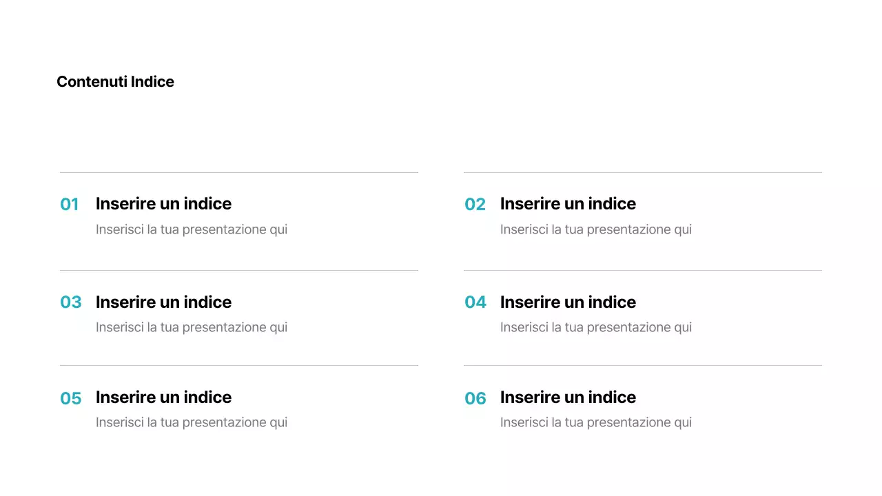 Un semplice rapporto aziendale in bianco e menta