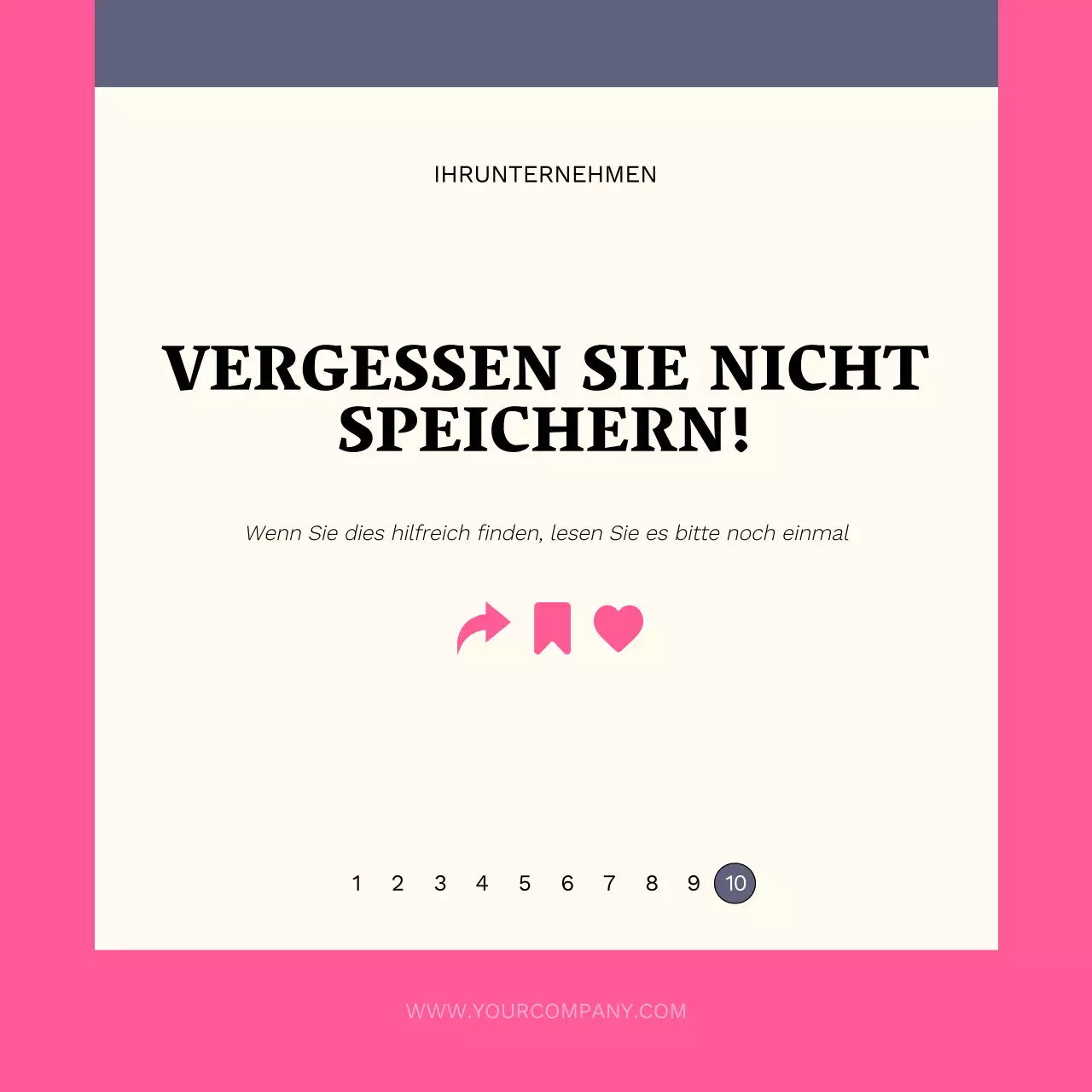 Lila und Rosa Minimal Women's Day Tipps Werbung