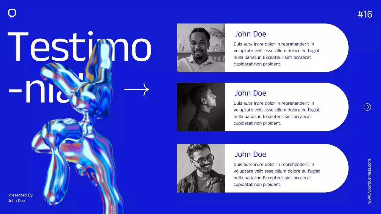 Blue Modern Business Profile Presentation