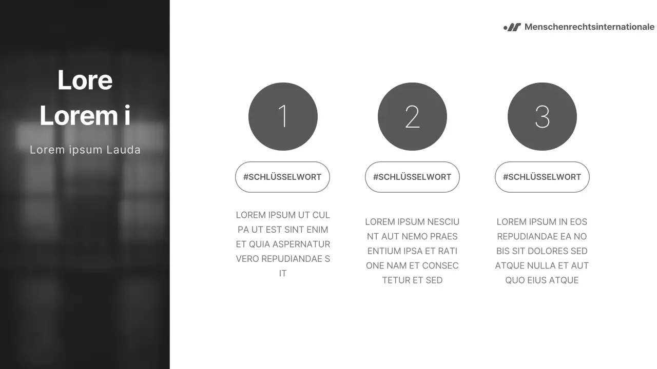 Schwarzer und weißer, einfacher, aber aussagekräftiger Bericht für NGOs