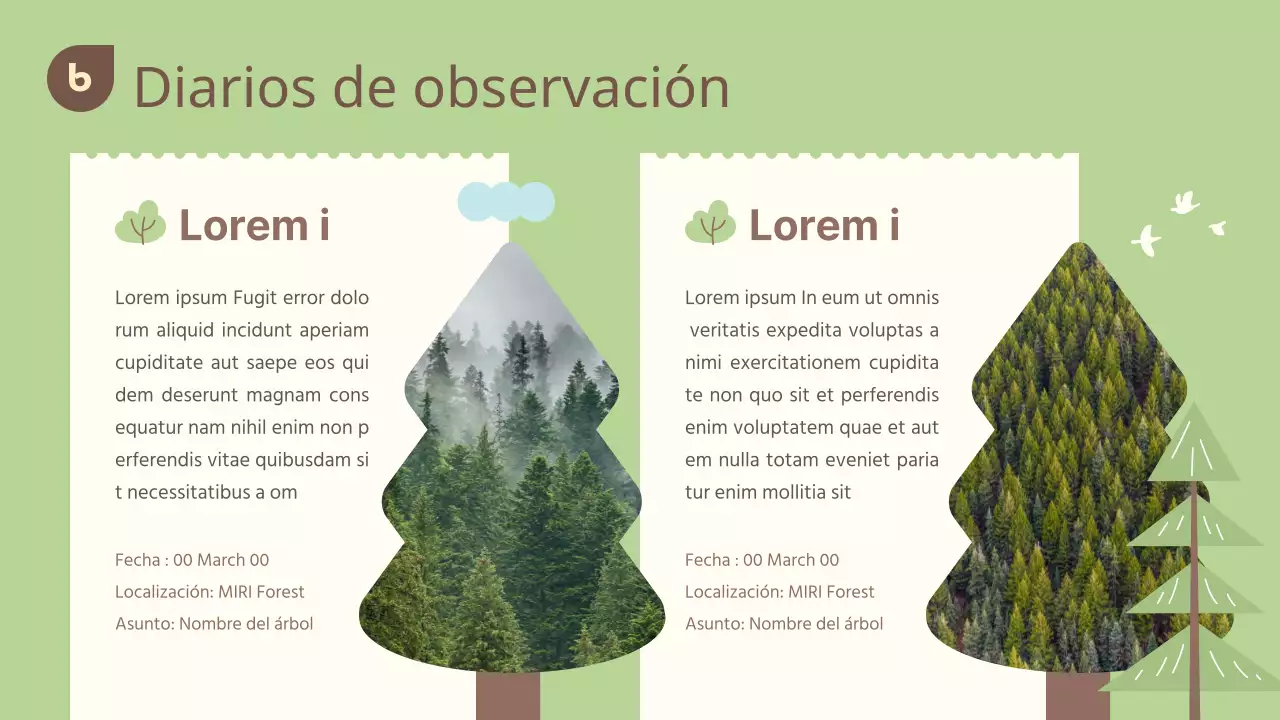 Recursos verdes y marrones para el Día del Árbol