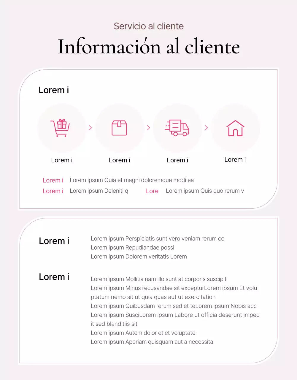 Promueve detalles de moda en rosa