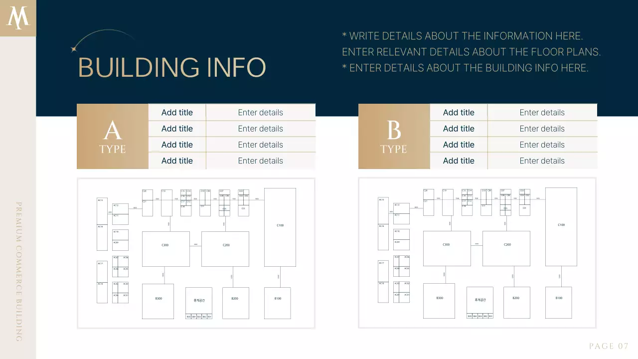Navy Modern Real Estate Brochure Presentation