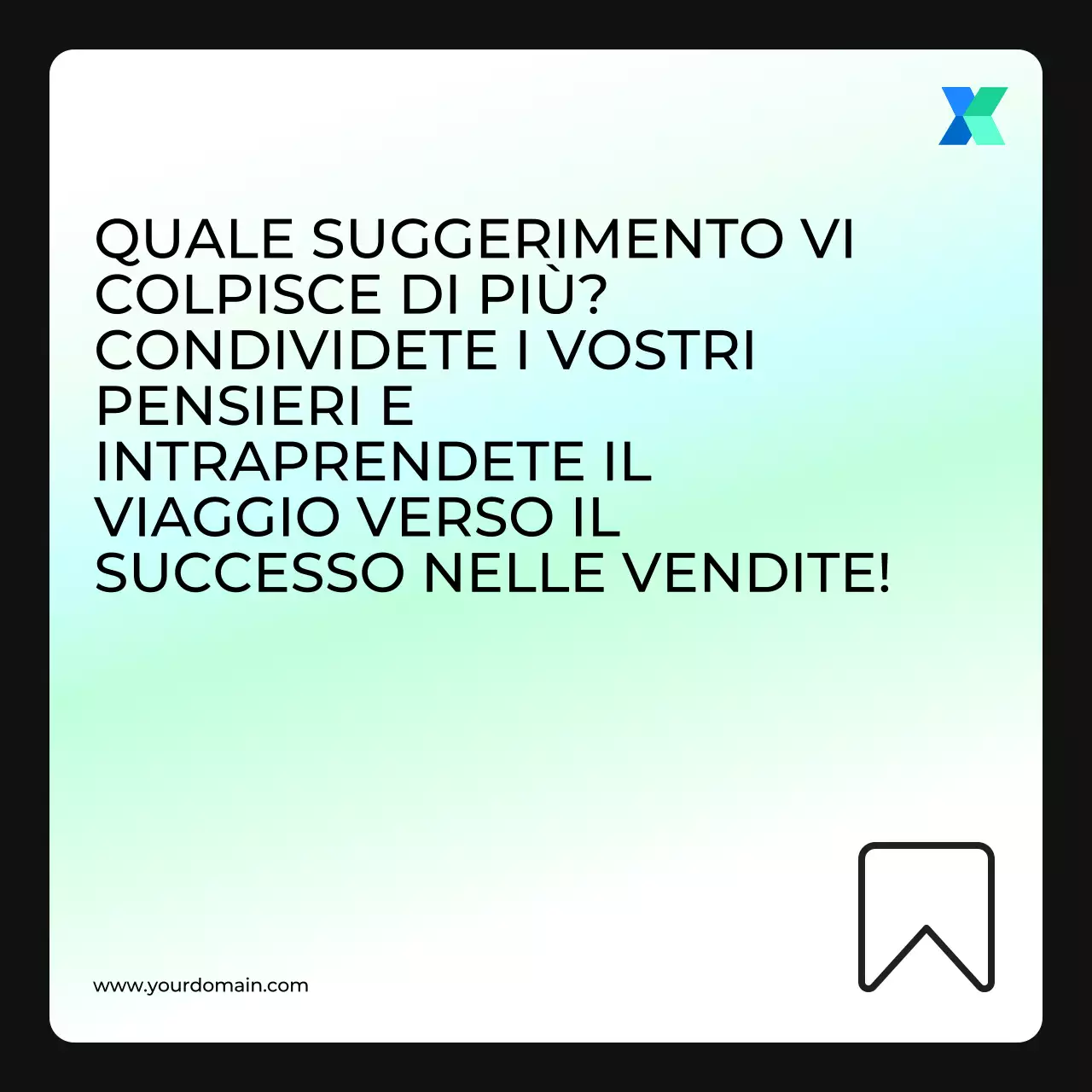 Guida alla strategia di vendita del marketing moderno bianco e verde