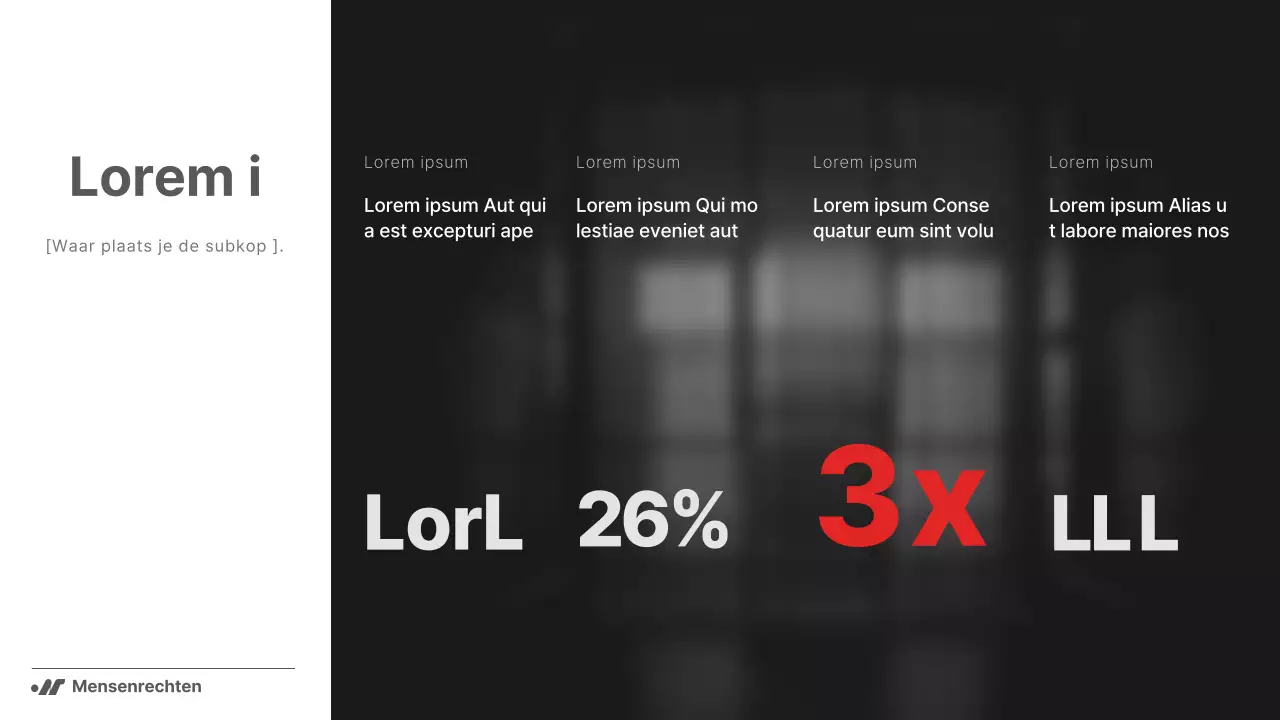 Zwart-wit, eenvoudig maar krachtig rapport voor NGO's