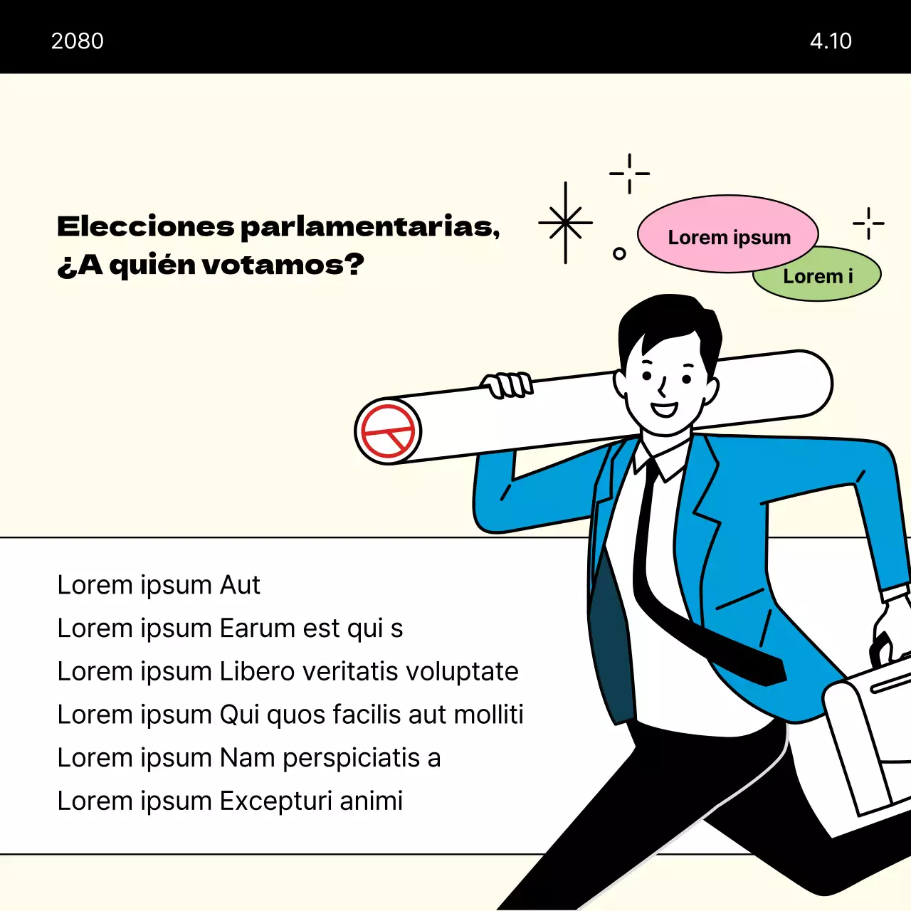 Una guía beige y minimalista para votar en las elecciones parlamentarias