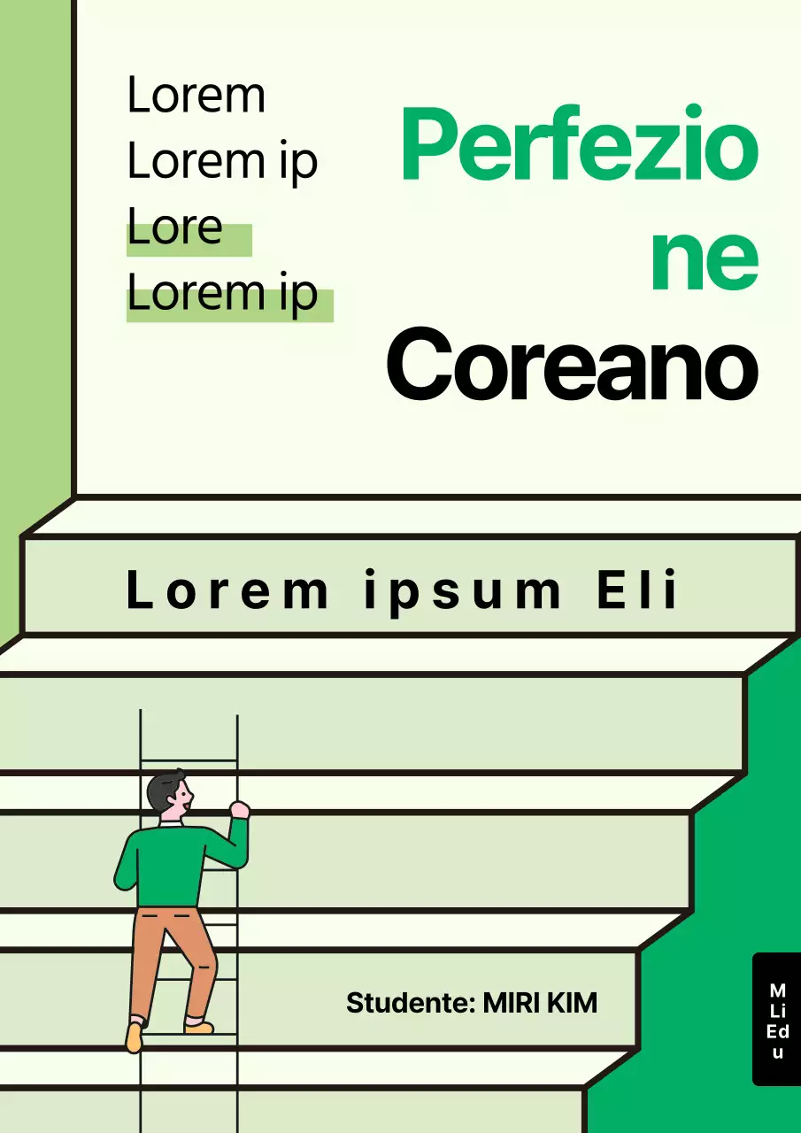 Copertina del libro in lingua verde e verde lime