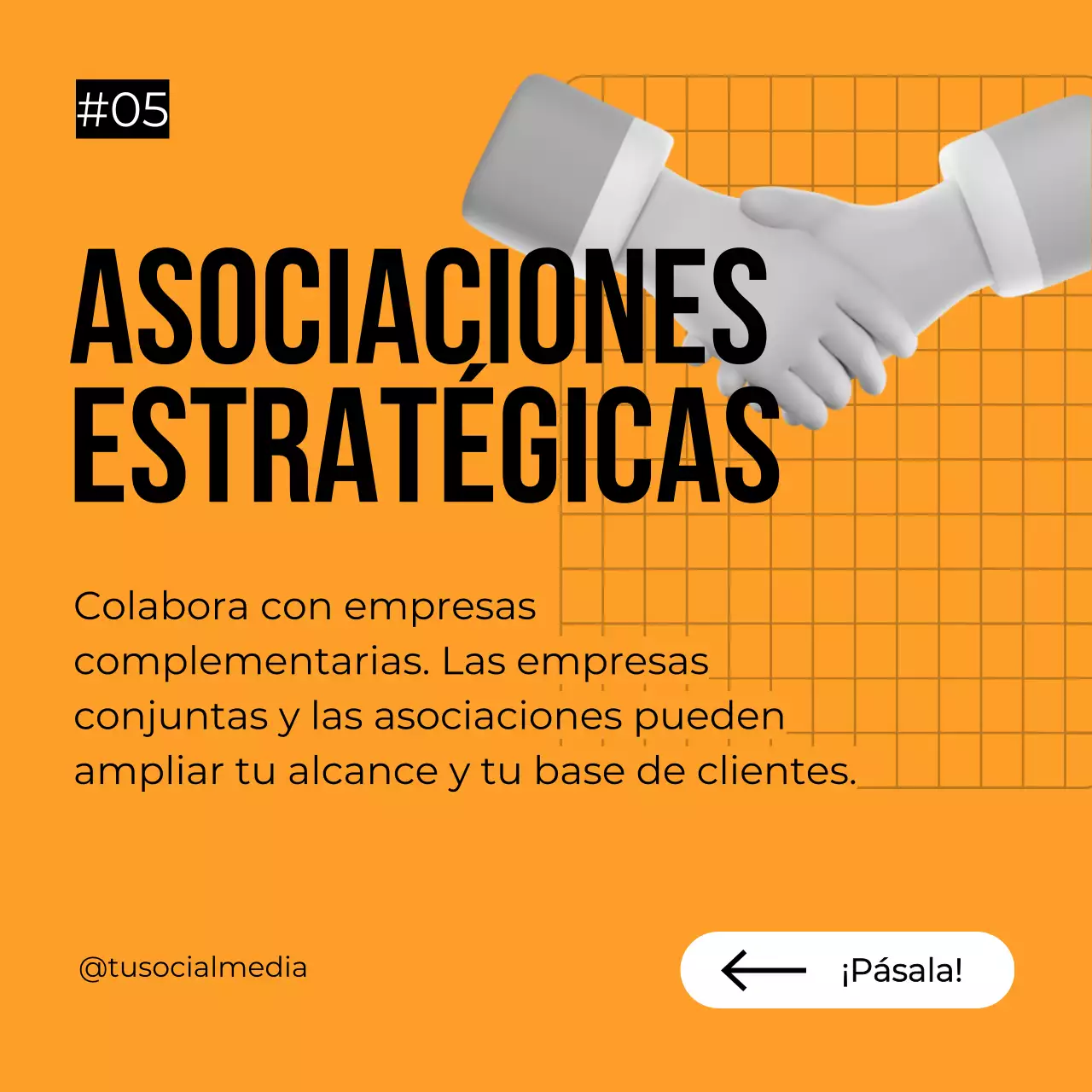 Guía de estrategia de ventas naranja y gris para pequeñas empresas