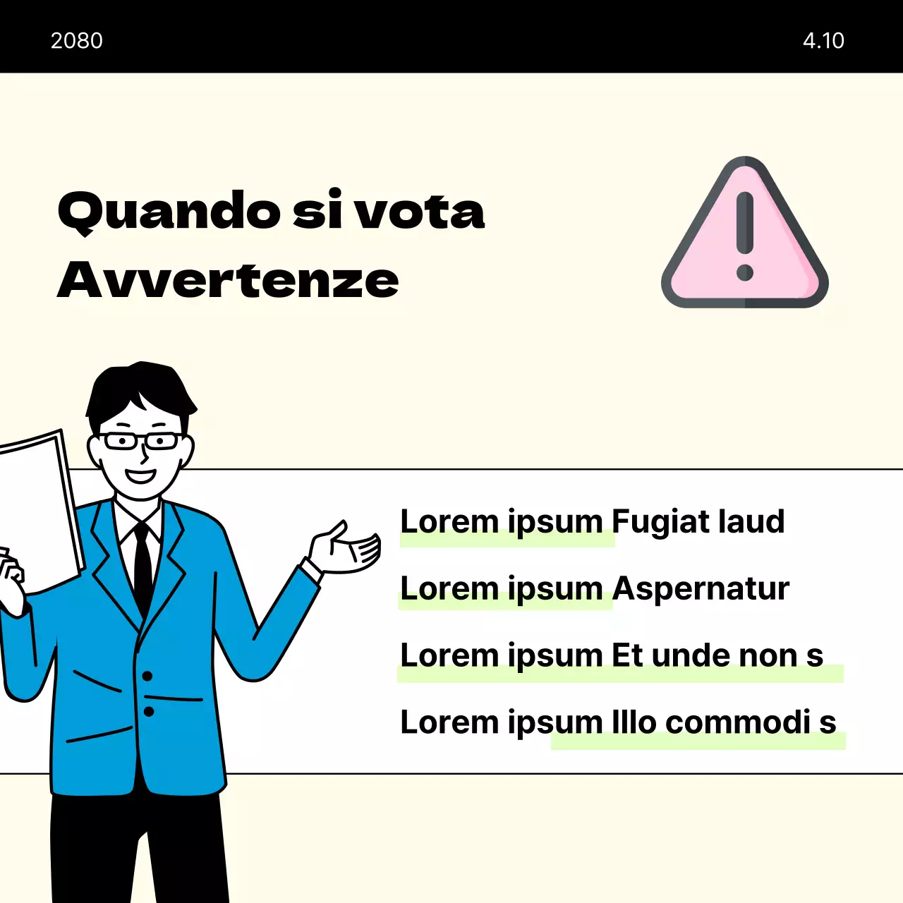 Una guida al voto per le elezioni parlamentari beige e minimalista