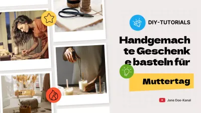 Beige Trendy Handgemachte Geschenke zum Muttertag Video Guide