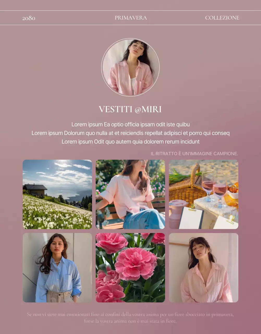 Promuovere un dettaglio moda di tendenza introdotto in rosa