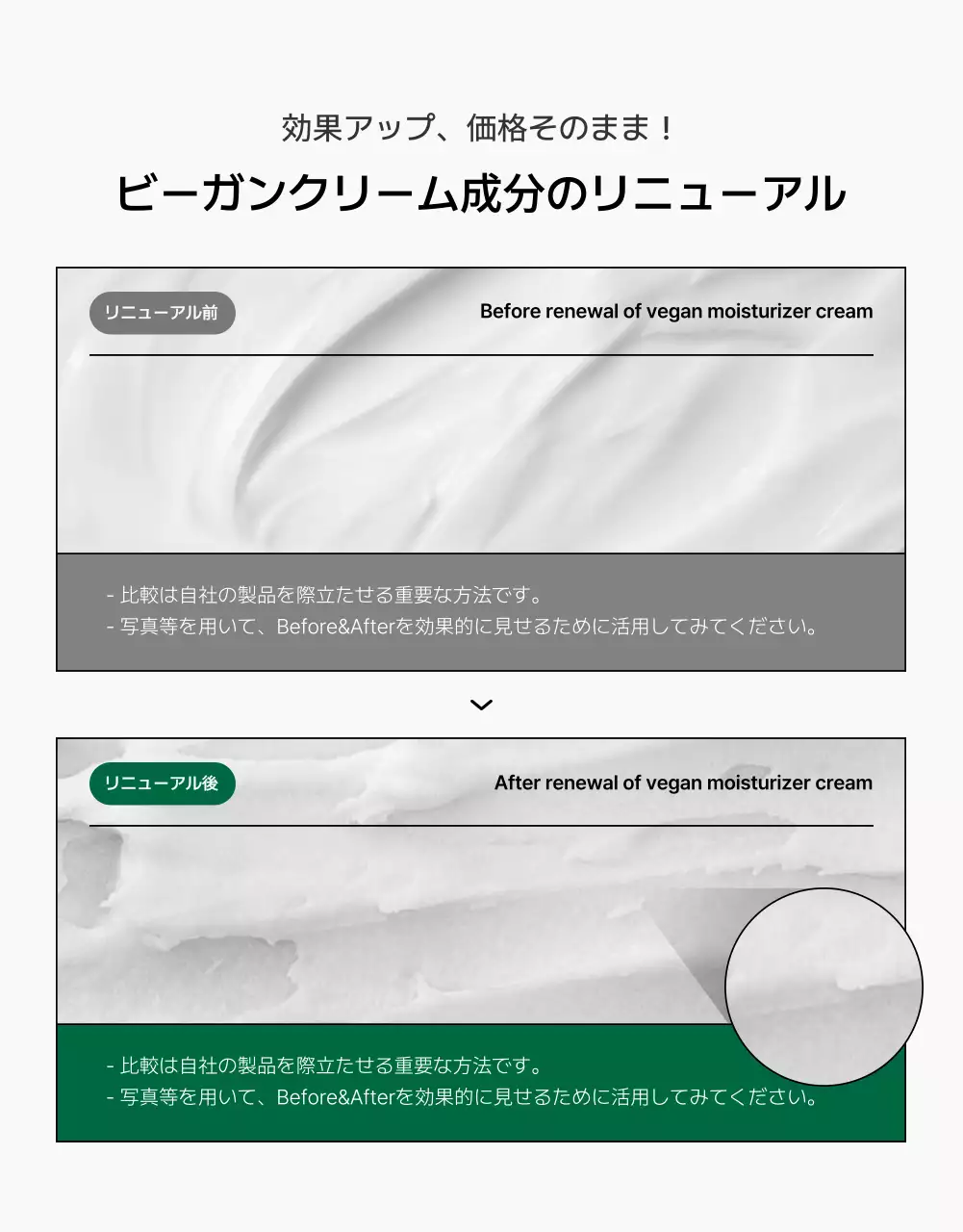 緑 シンプル 美容 チェックリスト 詳細ページ