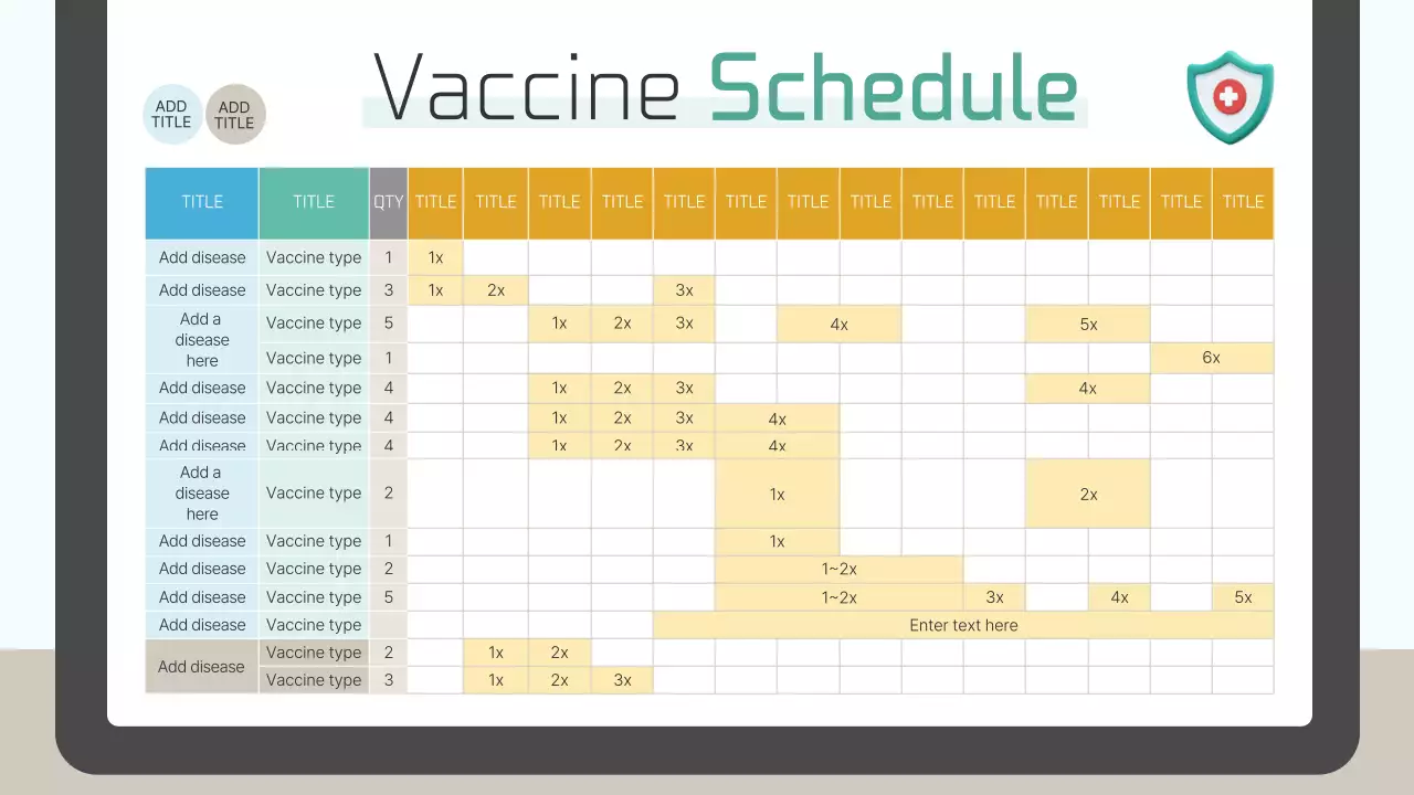 민트 미니멀 백신 가이드 프레젠테이션