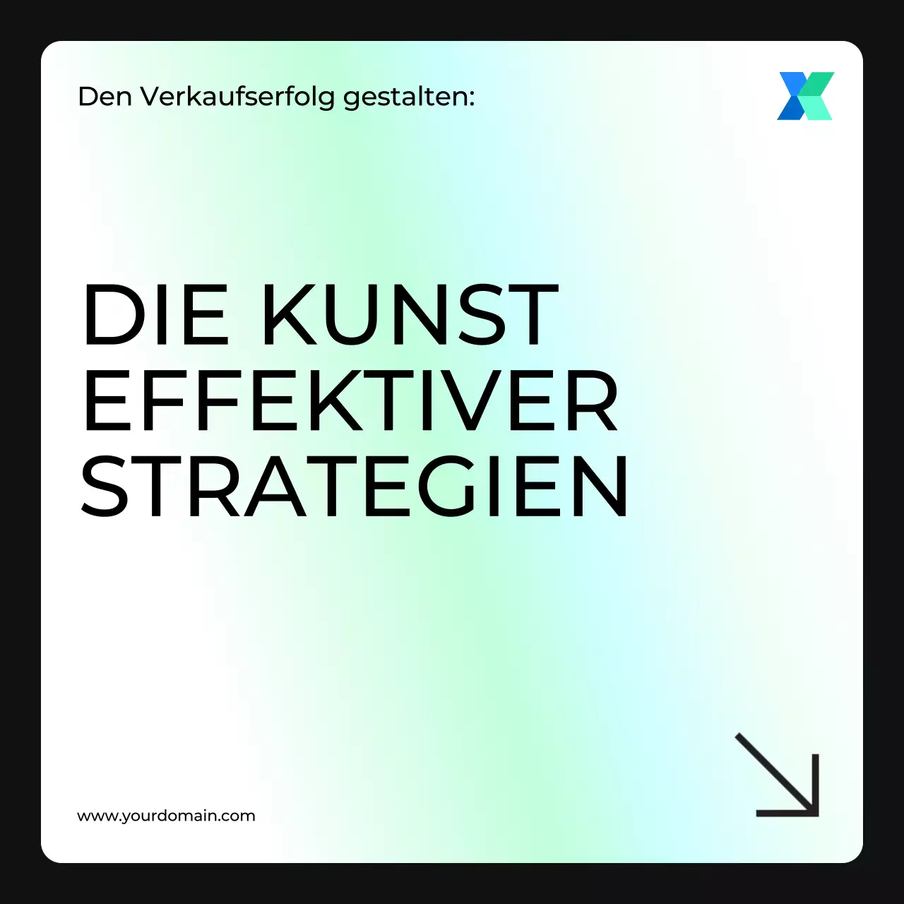 Weißer und grüner Leitfaden für moderne Marketing- und Vertriebsstrategien