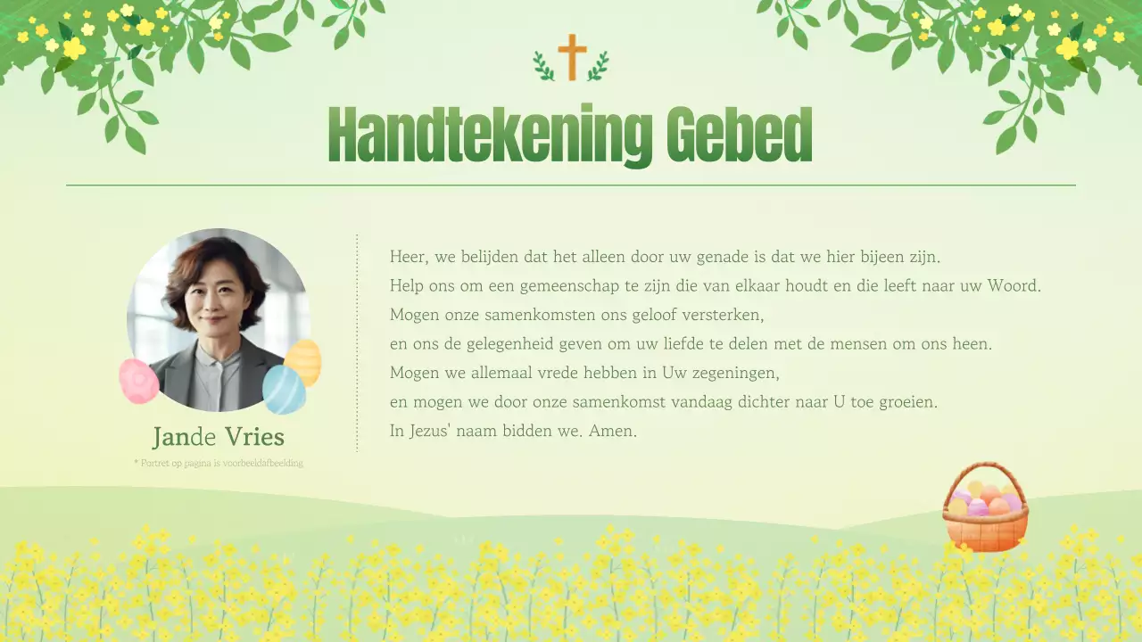 Een gids voor natuurlijke kerkelijke paasdiensten in chartreuse en geel