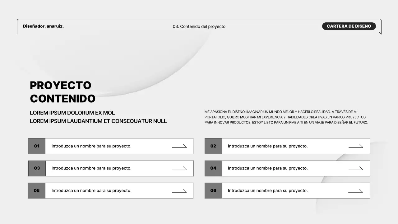 Cartera de diseño minimalista en blanco y negro