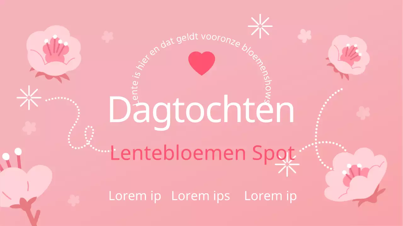 Een mooie lentetrip in roze en wit MainTitle