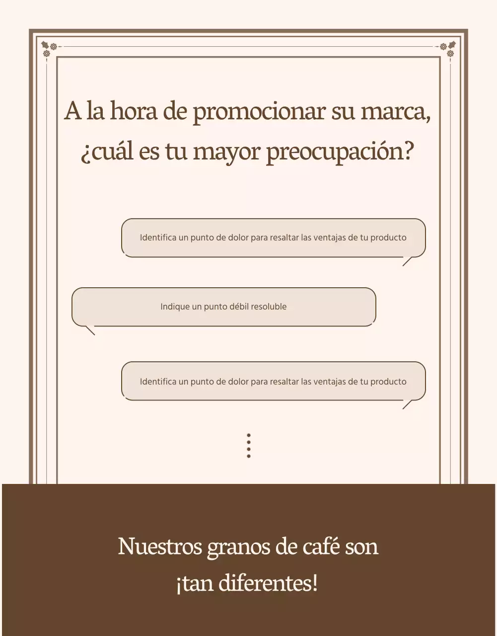 Promover una cafetería-panadería de concepto vintage en marfil y beige