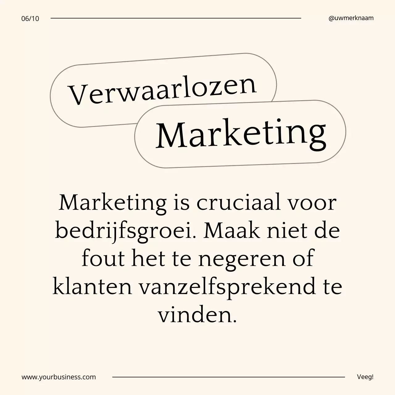 Beige en zwarte minimalistische zakelijke tips voor zelfgroei