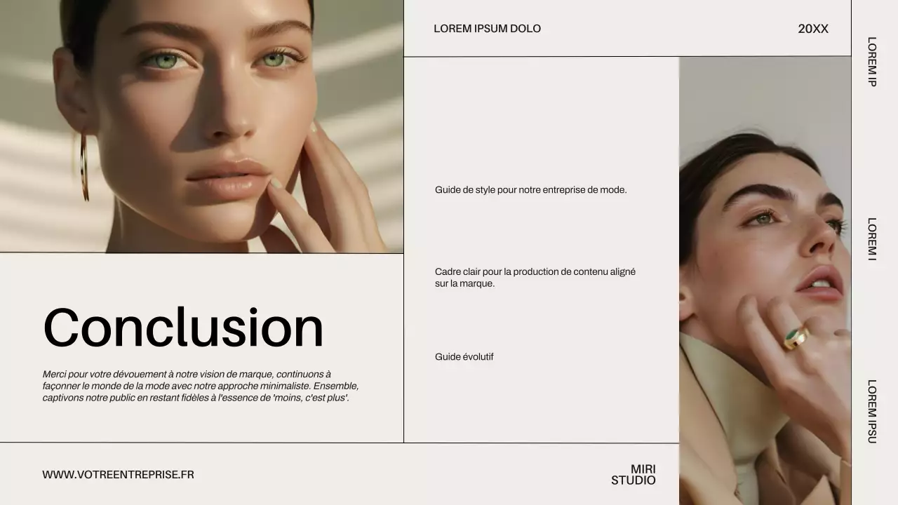 Ivory Modern Brand Style Guide Strategy