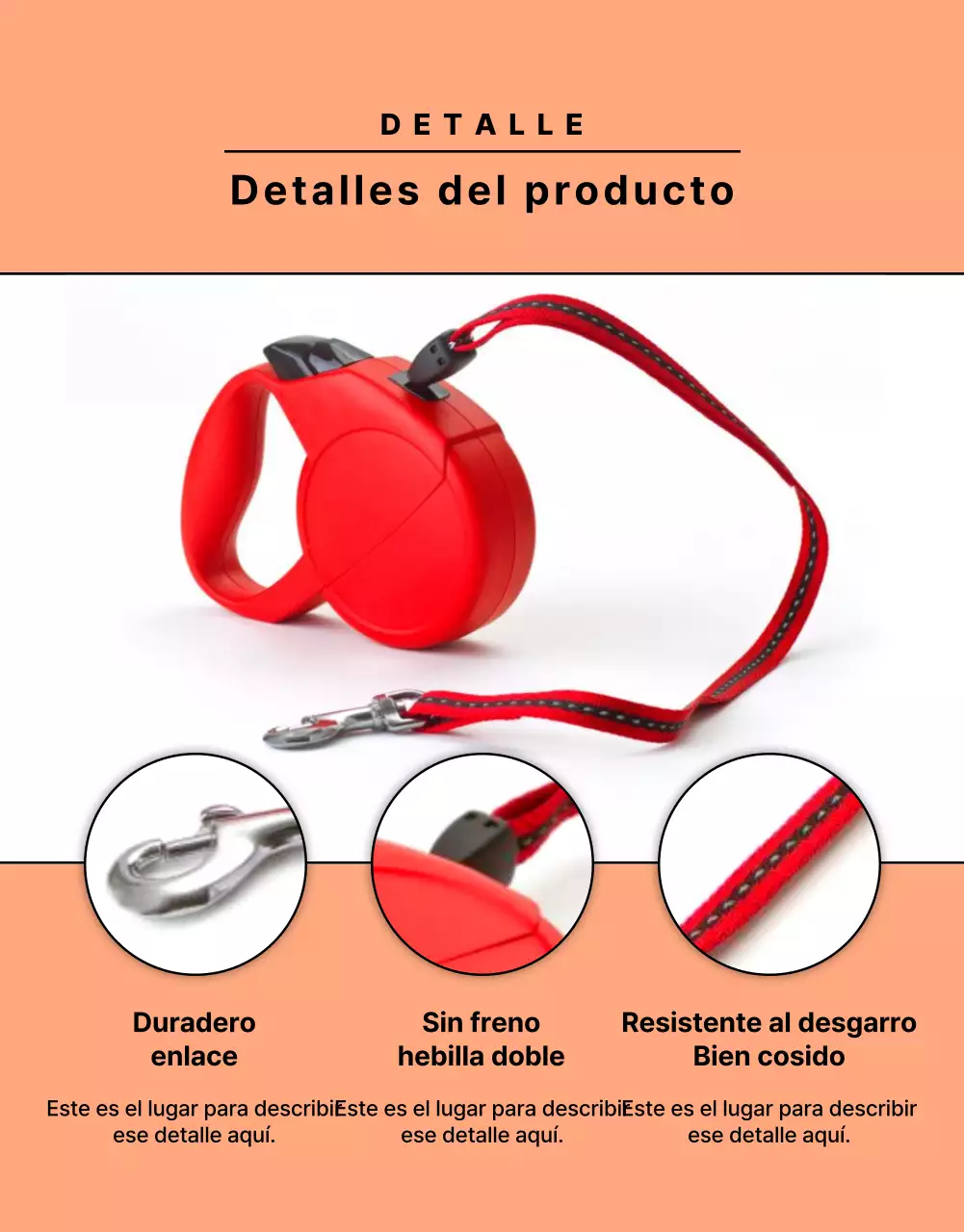 Promover una sencilla correa amarilla y naranja para perros