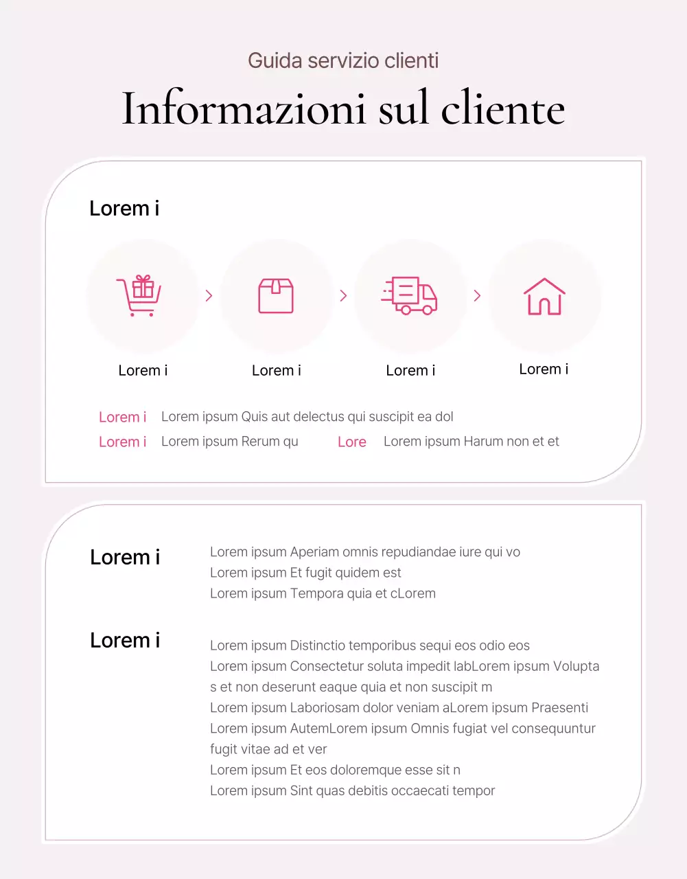 Promuovere dettagli di moda rosa di tendenza