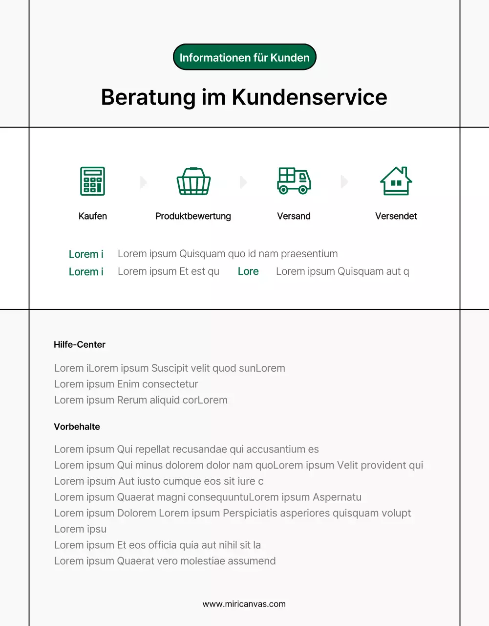 Förderung einer einfachen grün-weißen Naturkosmetik-Checkpoint-Seite