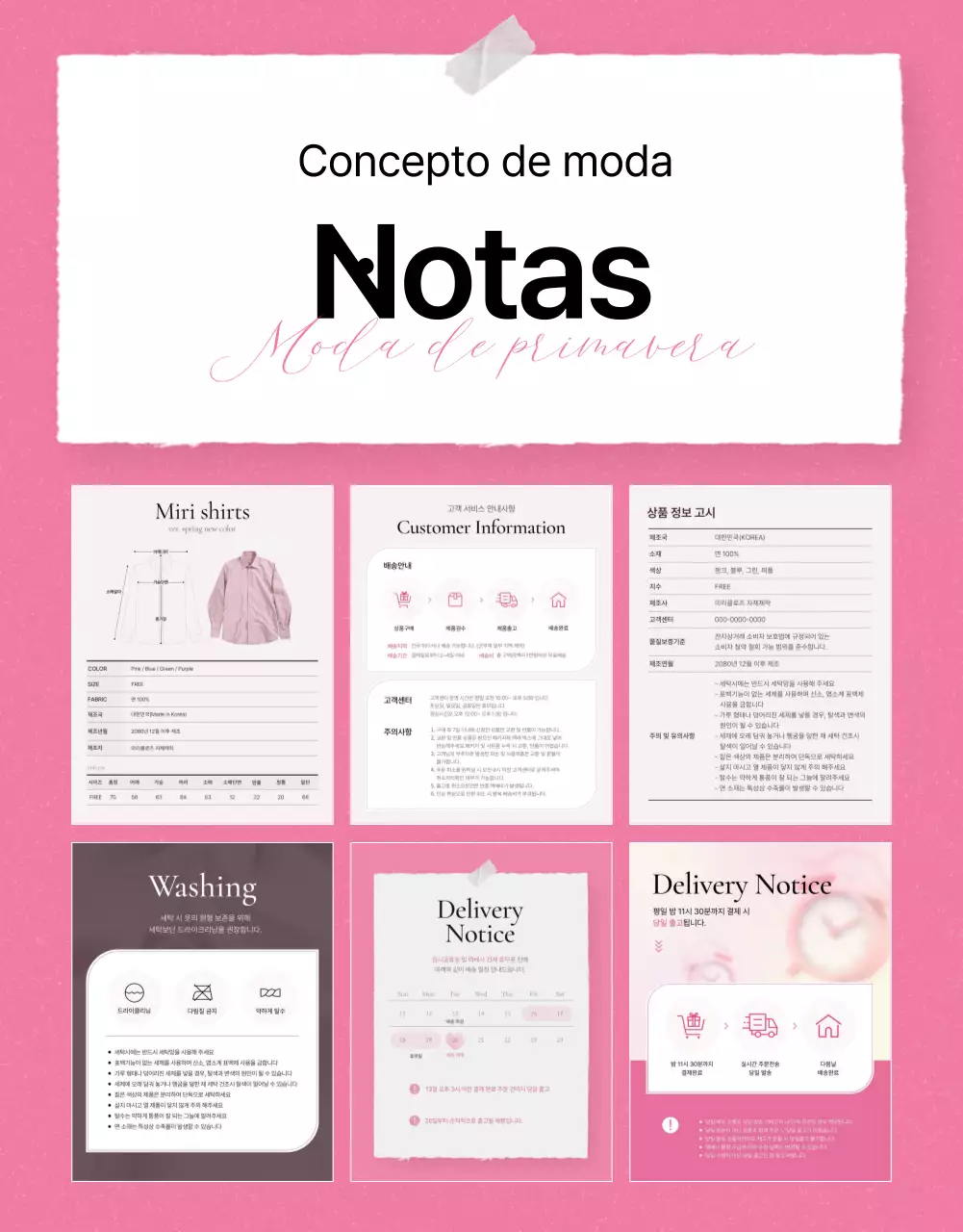Promueve detalles de moda en rosa