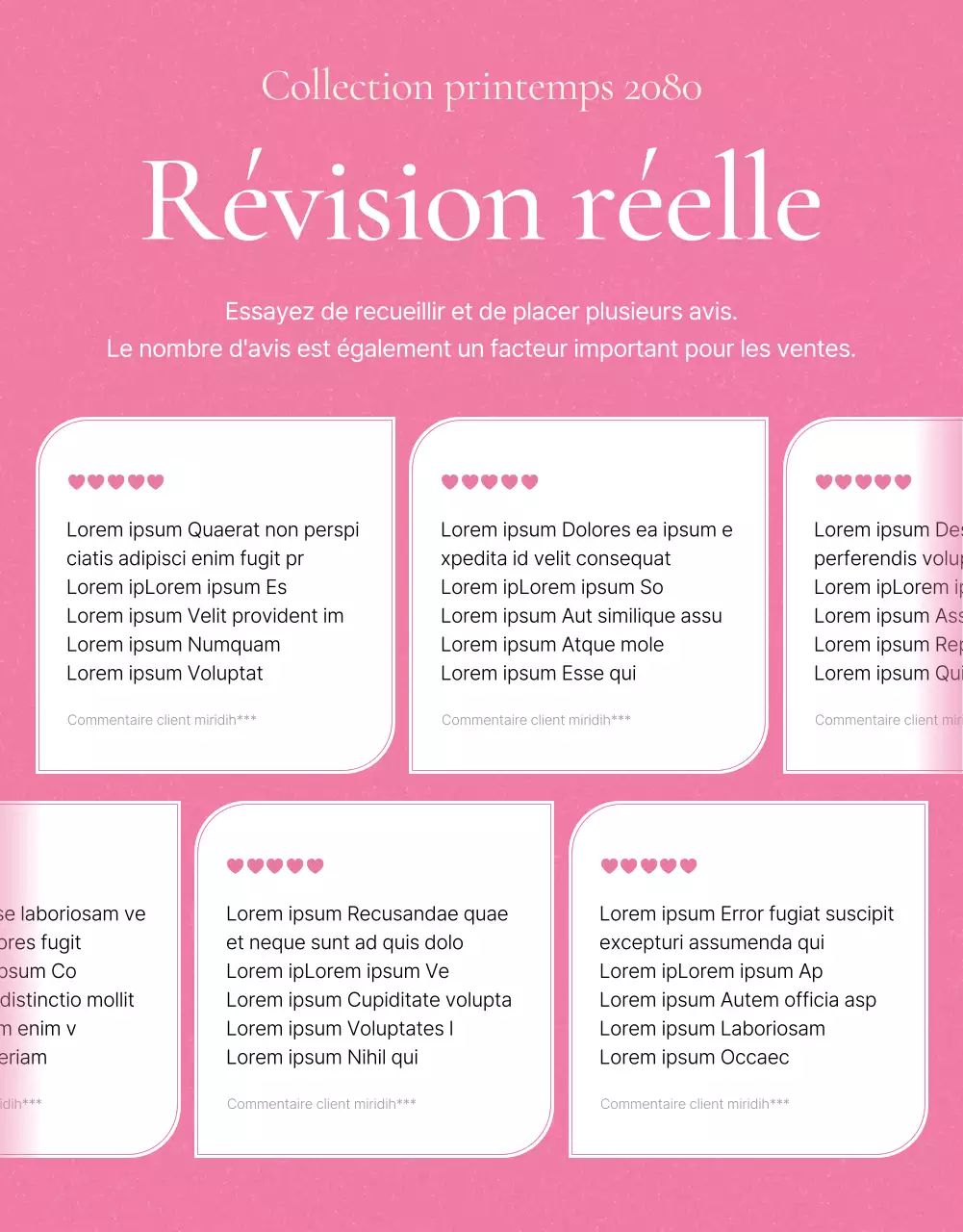 Promouvoir une revue détaillée de la mode kitsch en rose