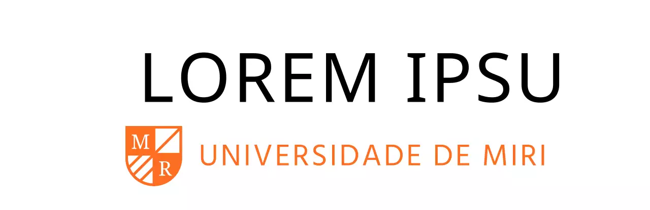 Parabéns por ter entrado na universidade com uma fonte manuscrita, o logótipo da escola e uma fonte serifada