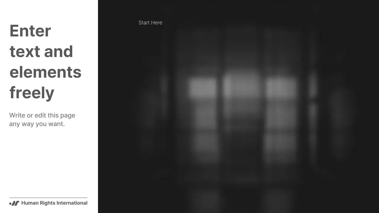 Grey Minimal Prison Presentation