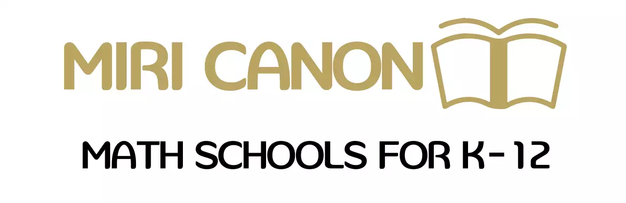 For promoting a school with illustrations of math symbols in different colors