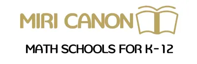 For promoting a school with illustrations of math symbols in different colors