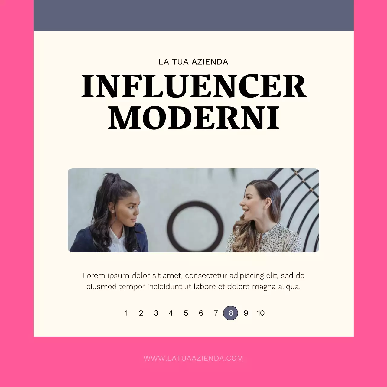 Viola e rosa Suggerimenti minimi per la Festa della Donna Pubblicità