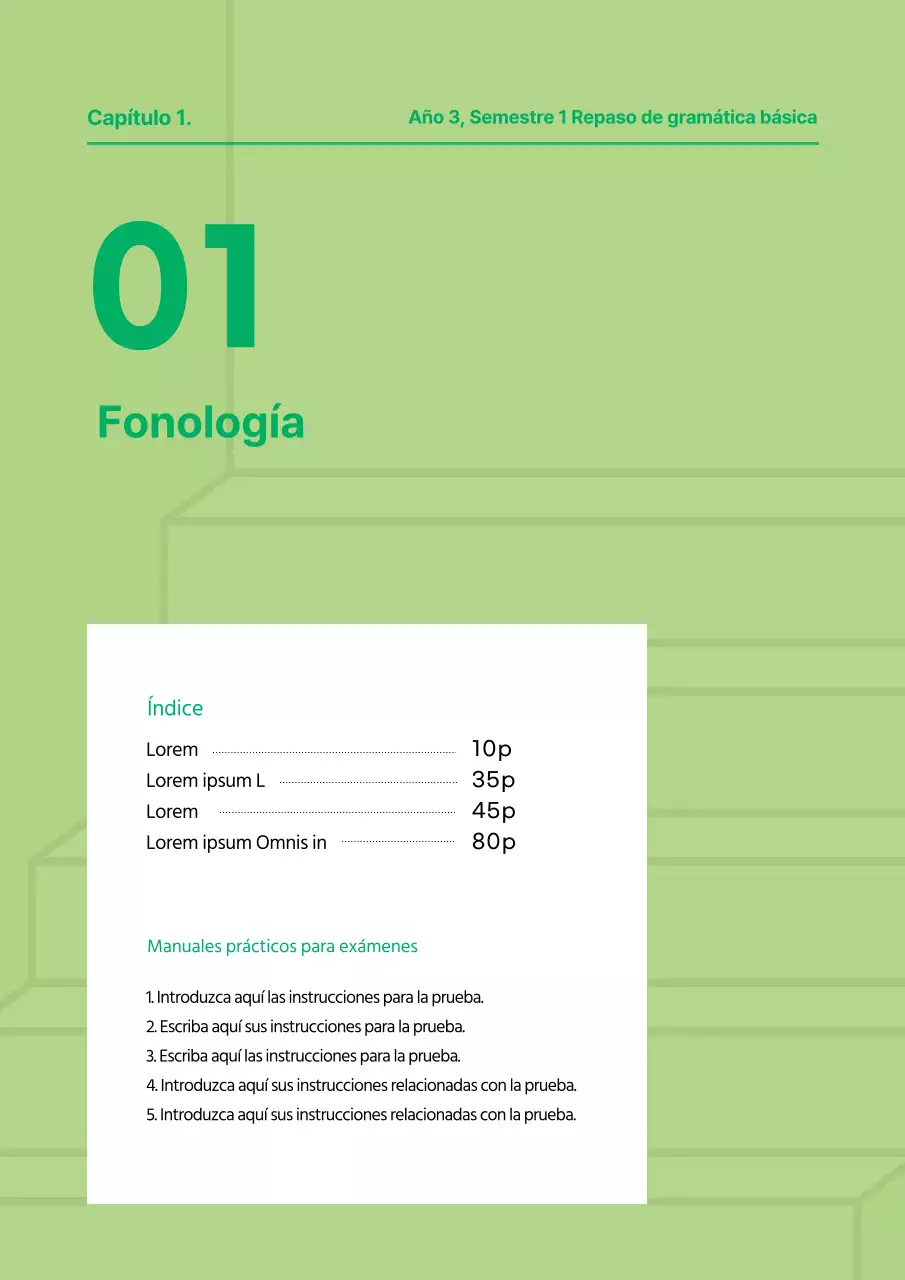 Bonita portada de libro de lengua verde y verde lima