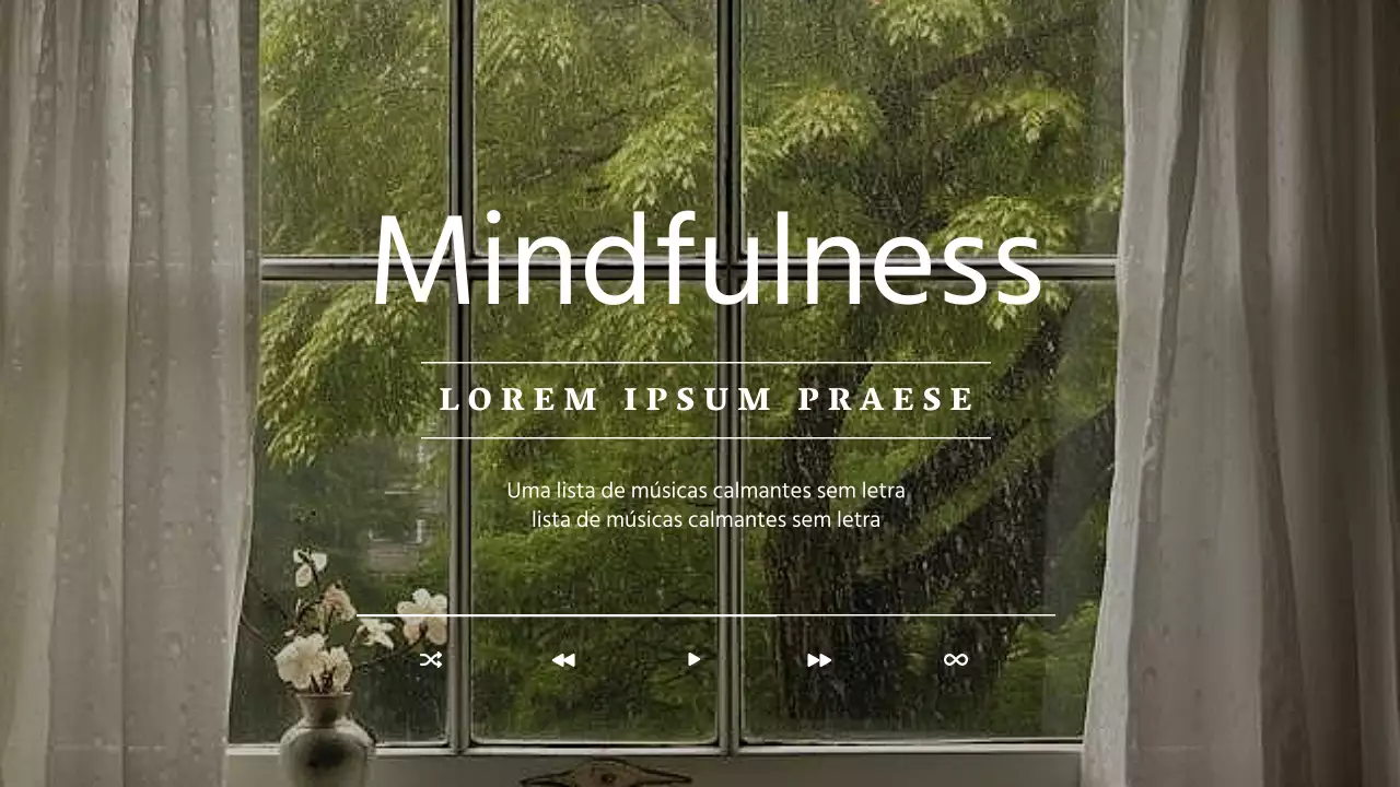 Capa de lista de música simples para depressão e insónia em verde e verde lima.