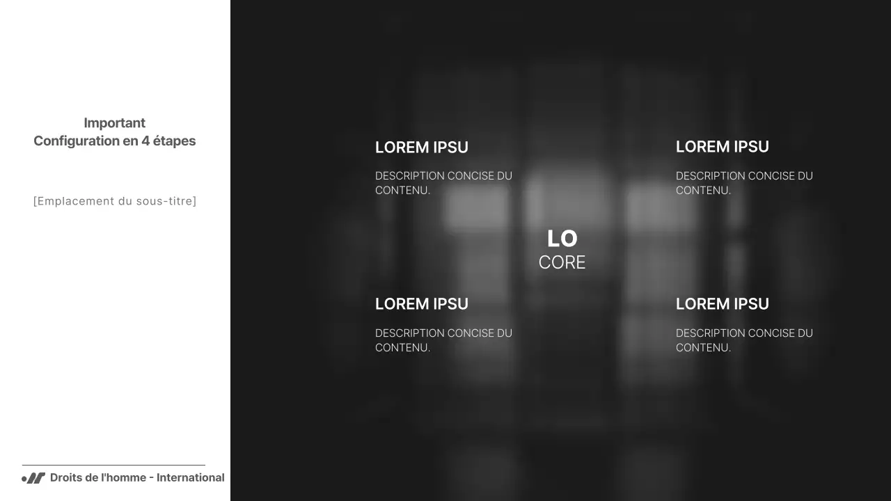 Noir et blanc, un rapport simple mais puissant pour les ONG