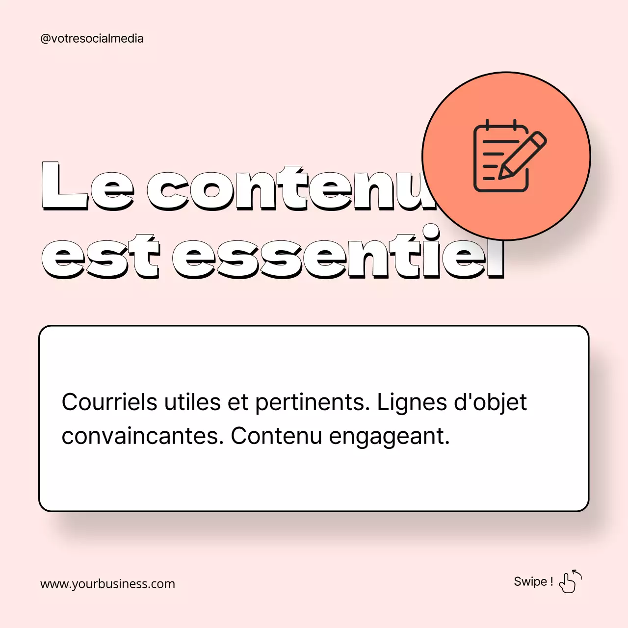 Guide de stratégie d'email marketing pour les géométries orange et néon