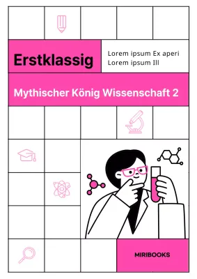 Ein süßes rosa-weißes Schularbeitsheft